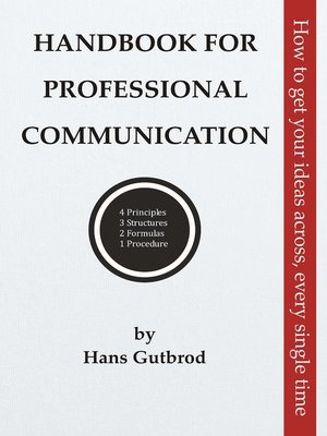 cover image of Handbook for Professional Communication